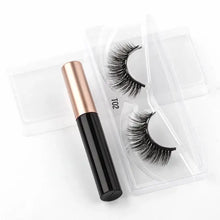 Load image into Gallery viewer, Magnetic Eyelashes Set with Waterproof Eyeliner and Tweezer
