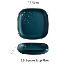 Load image into Gallery viewer, Retro Green Nordic Ceramic Tableware Set
