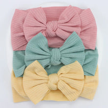 Load image into Gallery viewer, 3Pcs/Lot Knit Baby Headband Bow Set
