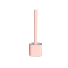 Load image into Gallery viewer, Silicone Toilet Brush Set with Quick-Dry Holder
