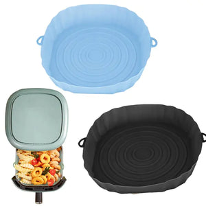 Reusable Silicone Air Fryer Basket Set