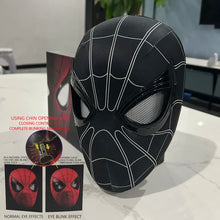 Load image into Gallery viewer, Halloween Spider-Man Cosplay Moving Eyes Mask
