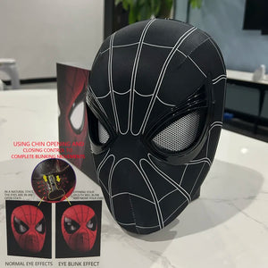 Halloween Spider-Man Cosplay Moving Eyes Mask