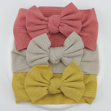 Load image into Gallery viewer, 3Pcs/Lot Knit Baby Headband Bow Set
