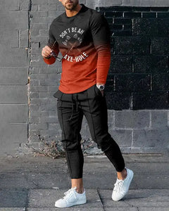 Men Streetwear Vintage Clothing Set