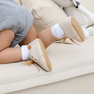 Baby Multicolor Retro Leather Shoes