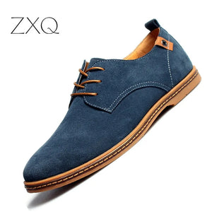 Men's Suede Oxford Shoes