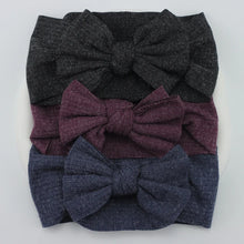 Load image into Gallery viewer, 3Pcs/Lot Knit Baby Headband Bow Set
