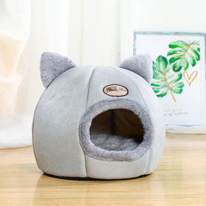 Cute Cat Ears Cat Bed