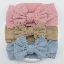 Load image into Gallery viewer, 3Pcs/Lot Knit Baby Headband Bow Set
