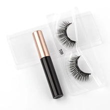 Load image into Gallery viewer, Magnetic Eyelashes Set with Waterproof Eyeliner and Tweezer
