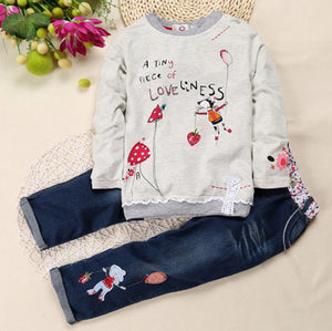 Long Sleeve Cartoon Set