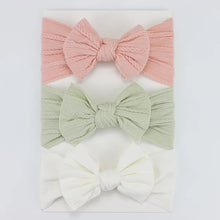 Load image into Gallery viewer, 3Pcs/Lot Knit Baby Headband Bow Set
