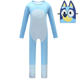 Kids Halloween Lovely Bluey and Bingo Costume