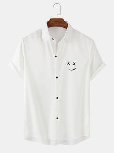 Men's Smile Print Shirts