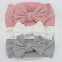 Load image into Gallery viewer, 3Pcs/Lot Knit Baby Headband Bow Set
