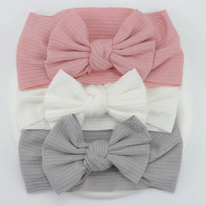 3Pcs/Lot Knit Baby Headband Bow Set