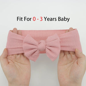 3Pcs/Lot Knit Baby Headband Bow Set