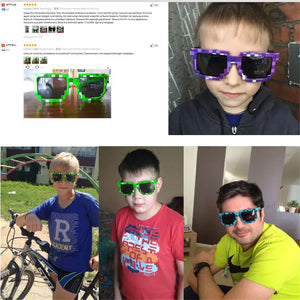 Halloween Minecraft Cosplay Sunglasses