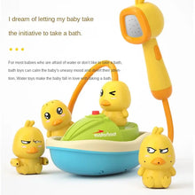 Load image into Gallery viewer, Electric Duck Spray Baby Bath Toy Set
