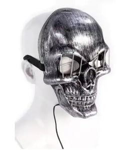 Halloween Cosplay LED Skull Mask