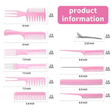 Load image into Gallery viewer, 10 Pieces Professional Hair Combs Set
