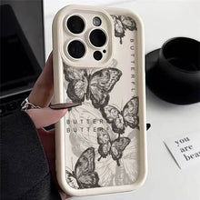 Load image into Gallery viewer, Art Oil Painting Butterfly Soft Phone Case for iPhone 15 14 Pro Max
