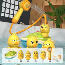 Load image into Gallery viewer, Electric Duck Spray Baby Bath Toy Set
