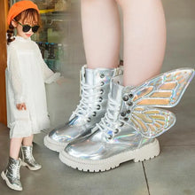 Load image into Gallery viewer, Little Girl&#39;s Butterfly Boots
