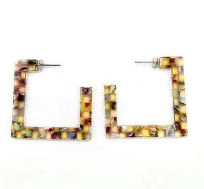 Lauren Square Loop Earrings