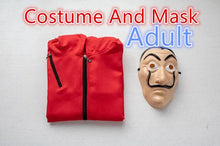 Load image into Gallery viewer, The House of Paper Halloween Costume &amp; Face Mask
