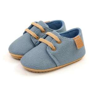 Baby Multicolor Retro Leather Shoes