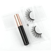 Load image into Gallery viewer, Magnetic Eyelashes Set with Waterproof Eyeliner and Tweezer
