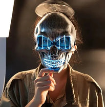 Load image into Gallery viewer, Halloween Cosplay LED Skull Mask
