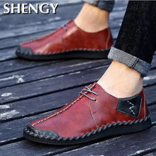 Load image into Gallery viewer, Men&#39;s Sophisticated Leather Shoes
