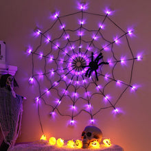 Load image into Gallery viewer, LED Spider Web Halloween Light for Indoor Decor
