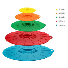 Load image into Gallery viewer, 5 PCS Set Silicone Microwave Bowl Cover
