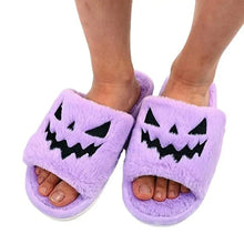 Load image into Gallery viewer, Halloween Pumpkin Slippers
