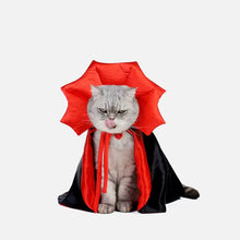 Load image into Gallery viewer, Vampire Cloak Pet Costume
