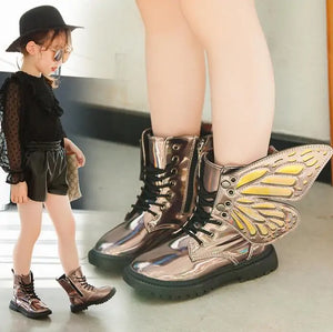 Little Girl's Butterfly Boots