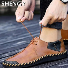 Load image into Gallery viewer, Men&#39;s Sophisticated Leather Shoes
