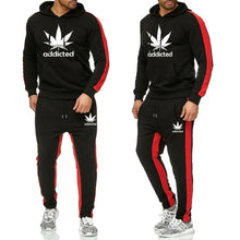 Load image into Gallery viewer, Men&#39;s Addicted Hoodies And Sweatpants Set
