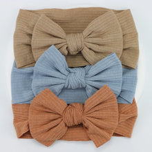 Load image into Gallery viewer, 3Pcs/Lot Knit Baby Headband Bow Set
