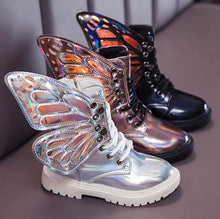 Load image into Gallery viewer, Little Girl&#39;s Butterfly Boots
