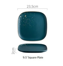 Load image into Gallery viewer, Retro Green Nordic Ceramic Tableware Set
