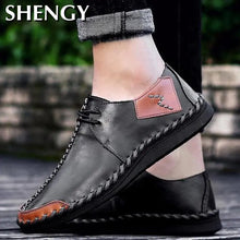 Load image into Gallery viewer, Men&#39;s Sophisticated Leather Shoes
