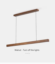 Load image into Gallery viewer, Wooden Modern LED Long Light Fixture
