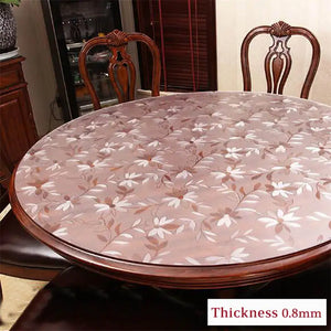 Transparent Round Tablecloth