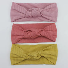 Load image into Gallery viewer, 3Pcs/Lot Knit Baby Headband Bow Set
