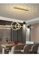 Load image into Gallery viewer, Modern LED Circles and Head Combo Light Fixture
